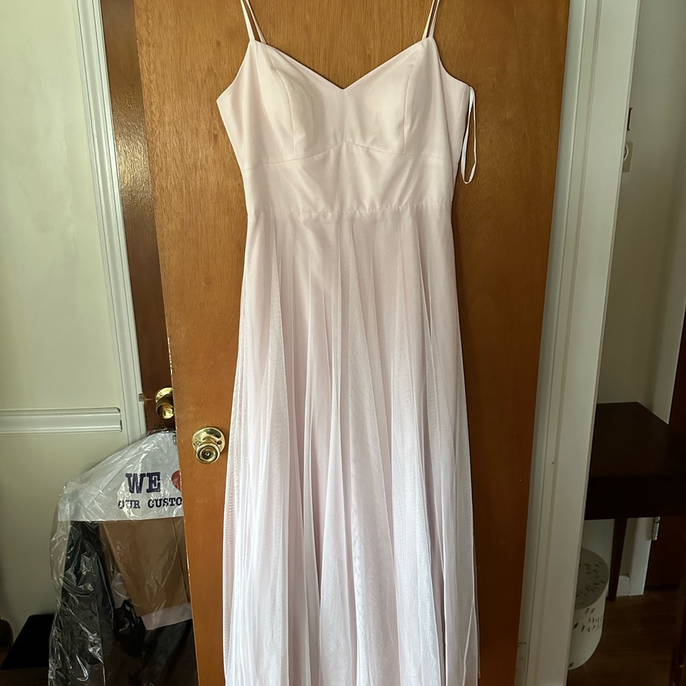 Blush Pink Bridesmaid Dress